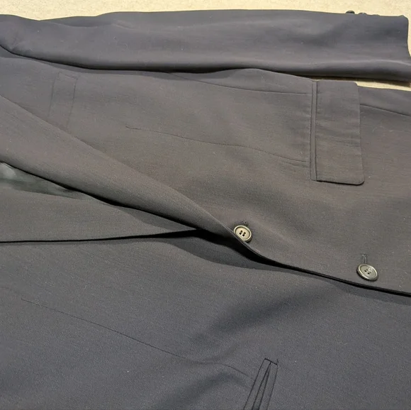 Classic Wool Deep Navy Brooks Brothers Blazer Suit Jacket Size 41 L